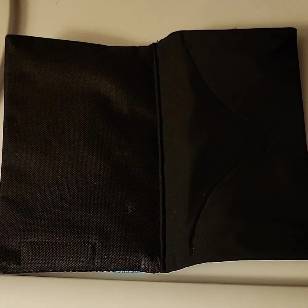 Buddy Pouch Black and Blue Wallet
